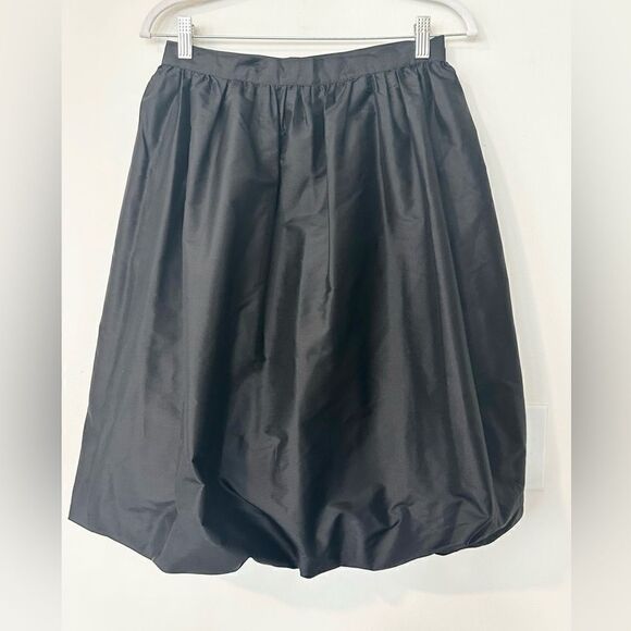 Marisa Baratelli Black VTG Silk Balloon Skirt 8 - Picture 1 of 6